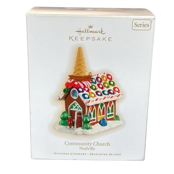 Hallmark Keepsake gingerbread Community Church Ornament 2009 - Picture 6 of 9